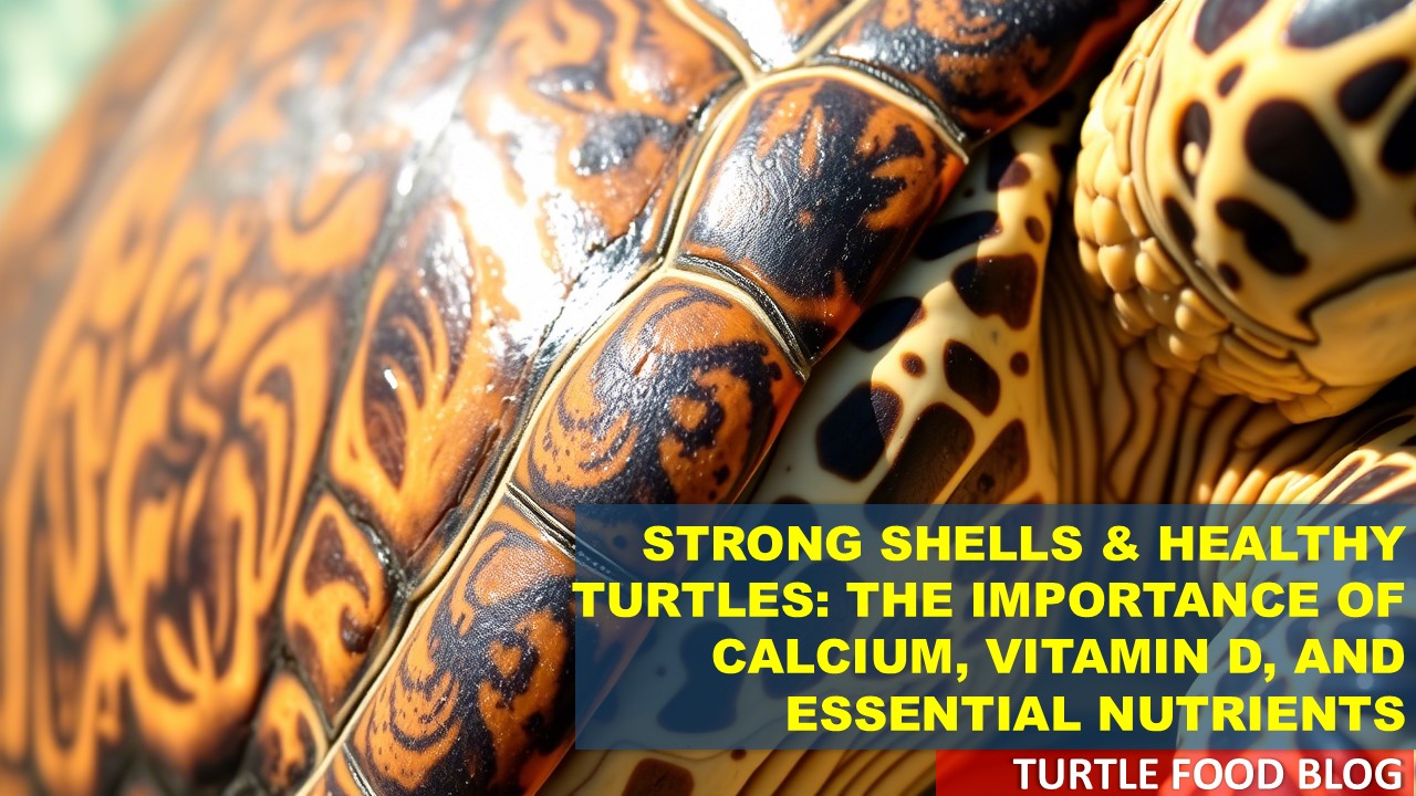 Strong Shells & Healthy Turtles: The Importance of Calcium, Vitamin D ...