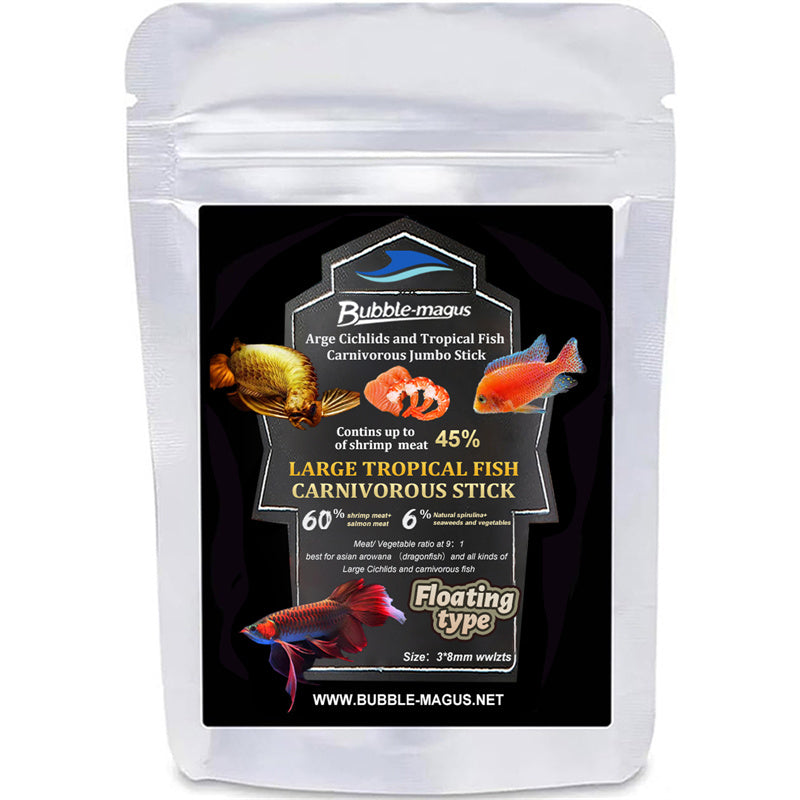 Monster Prawn Bubble Magus Monster Fish Food, 45% Wild Prawns and Salmon Meat, Float ...