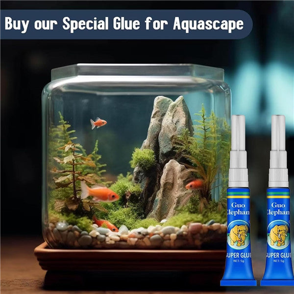 fish tank accessory glue Aquarium Glue – Fish-Safe, Quick-Drying, and Eco-Friendly Adhesive for Aquascaping