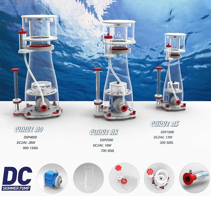 Bubble Magus BM-A8 Protein Skimmer for Saltwater Aquariums