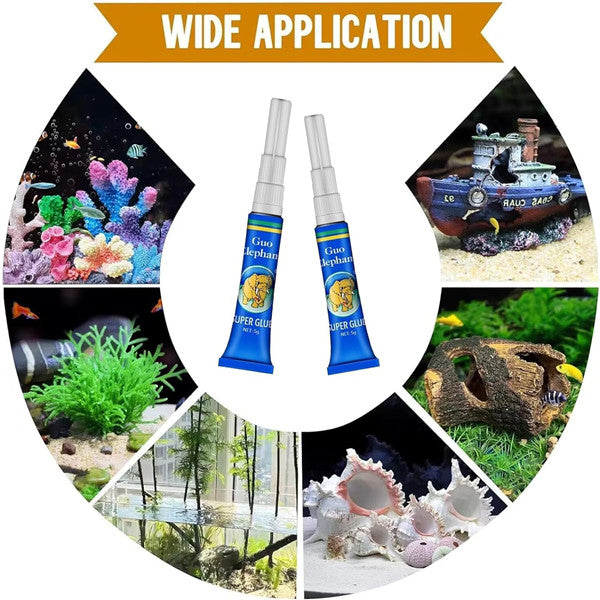 fish tank accessory glue Aquarium Glue – Fish-Safe, Quick-Drying, and Eco-Friendly Adhesive for Aquascaping