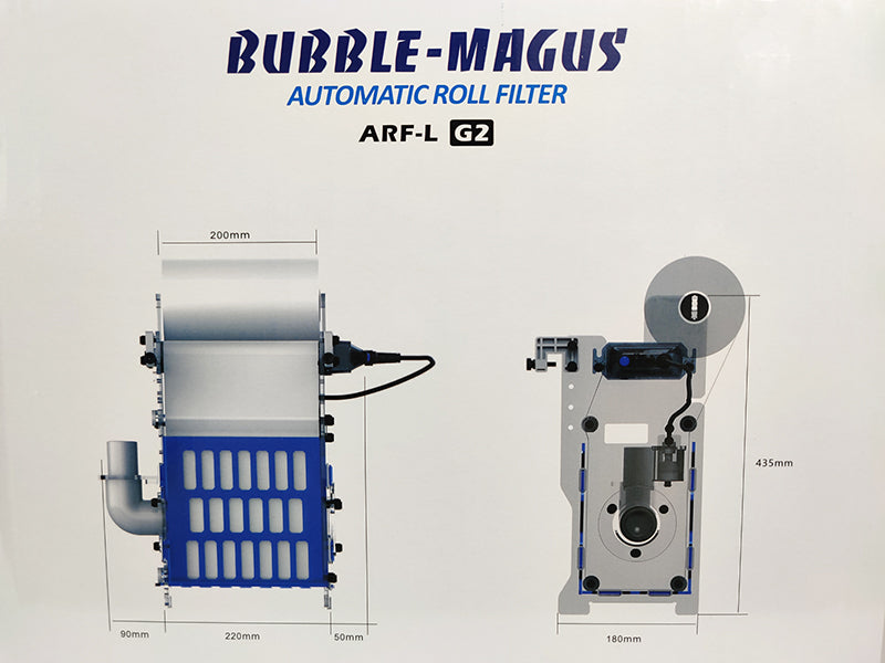 クロシバワン　BUBBLE-MAGUS ロールフィルター Snap Filter|bubble Magus Arf-s/m/l Nylon Filter Roll